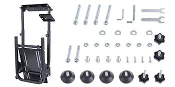 SIHAO Rennlenkradständer mit Schalthebelhalterung für G920 G27 G25 G29, Logitech Gaming-Lenkradhalterung, Pedale NICHT enthalten, verstellbarer Sim-Racing-Cockpitständer für den Heimgebrauch. – Detail 12