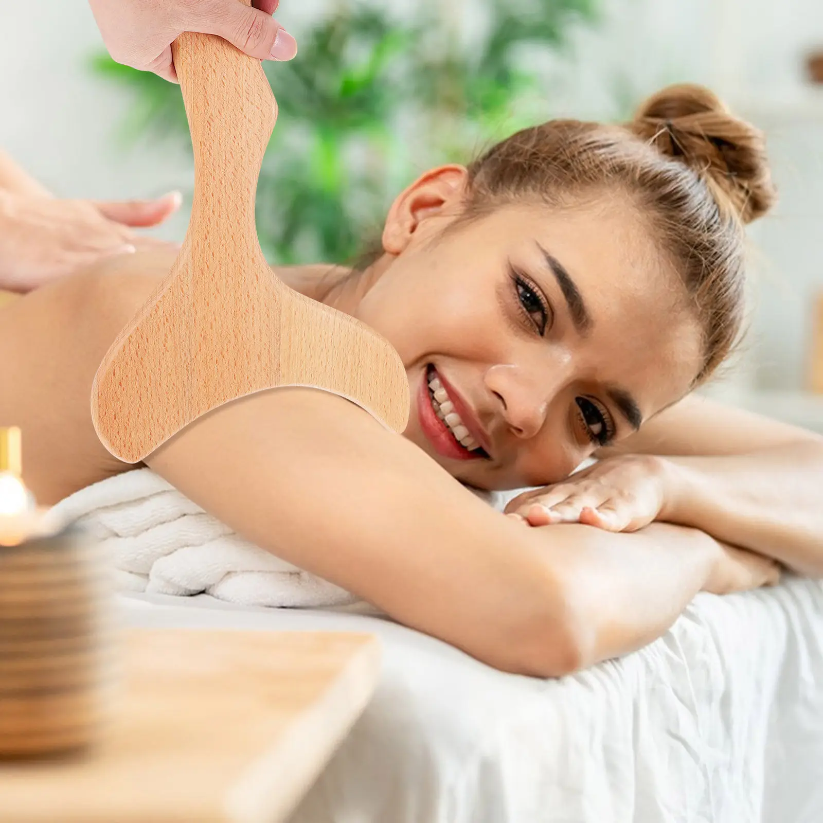 

Деревянная массажная скребковая пластина Fish Design для всего тела: лица, шеи, спины, ног, стоп. Профессиональный инструмент для персонального массажа и улучшения кровообращения.