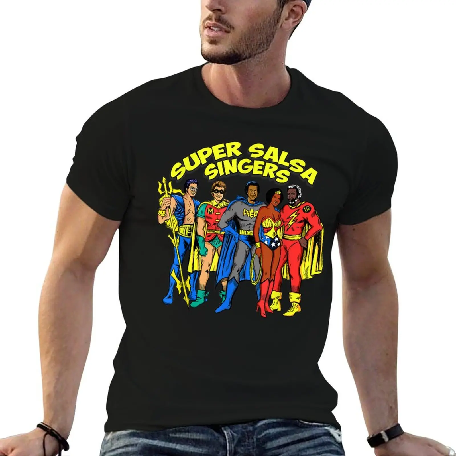 Super Salsa Singers All Star T-Shirt anime t shirts cute tops mens plain t shirts