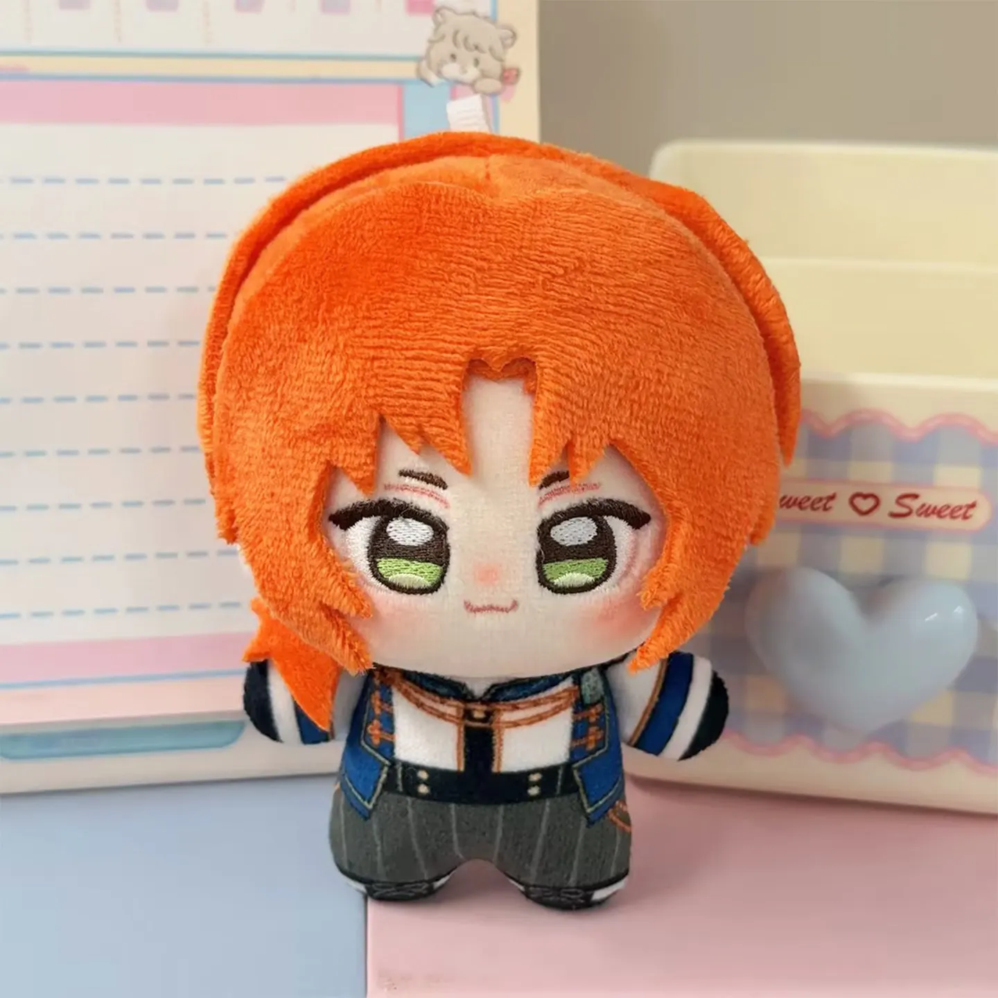 

Cute 10cm Ensemble Stars Plush Toy Rei Sakuma Rinne Amagi Leo Tsukinaga Ritsu Sakuma Plush Toy Cotton Doll Toy Collection Gift