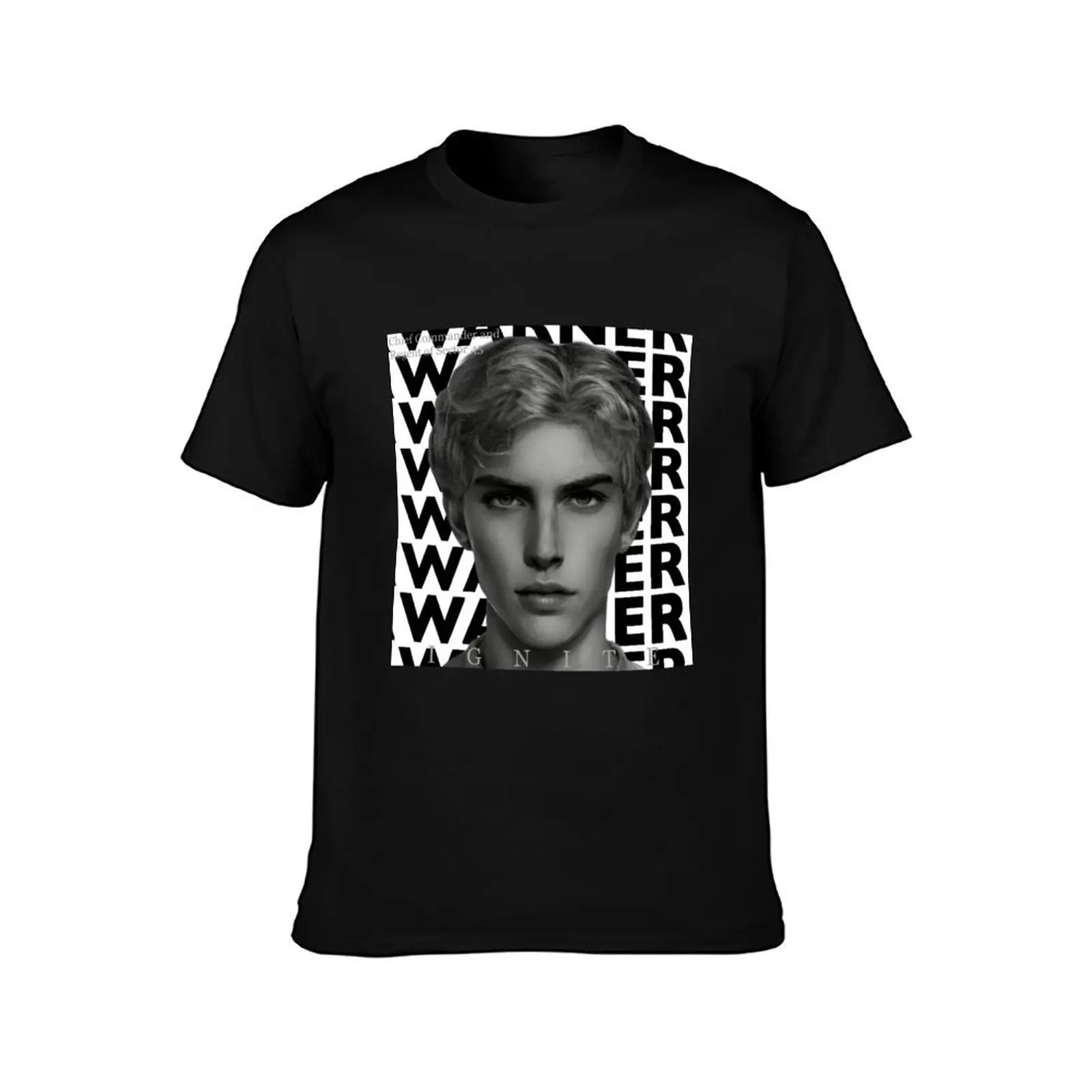Aaron Warner, Shatter Me T-Shirt Basic Solid Color Short Sleeve T-Shirt