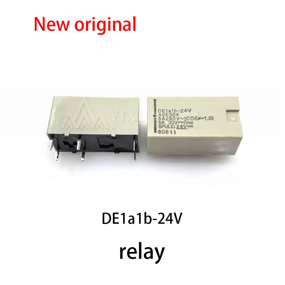 1Pcs DE1a1b-24V Relay 6-pin, open and close 8A