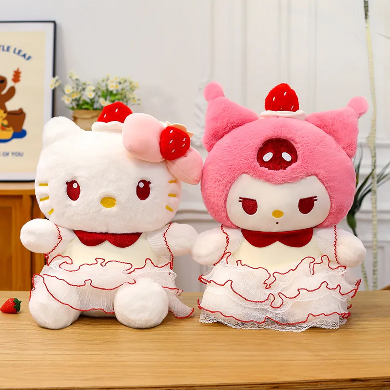 

Новый 35-45 см Kawaii Cake KT Cat плюшевая игрушка Куроми кукла ткань кукла подушка ткань кукла праздничный подарок для мальчиков и девочек