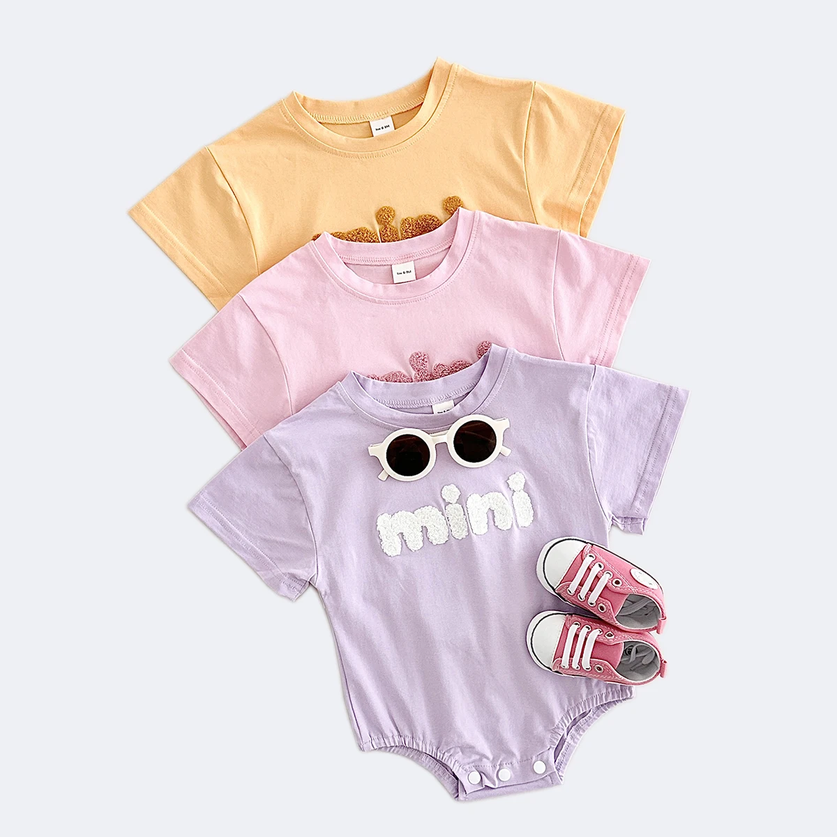 

Летний детский комбинезон с пузырьками, одежда для новорожденных девочек, новые шорты с вышивкой букв и короткими рукавами для ползания детей 0-18 месяцев, повседневная одежда для мальчиков