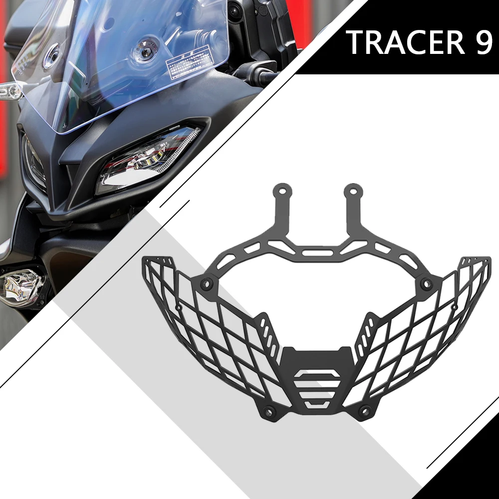 

2024 New Motorcycle Accessories Headlight Protector Grille Guard Cover Protection For Yamaha Tracer 9 Tracer9 GT 2021 2022 2023