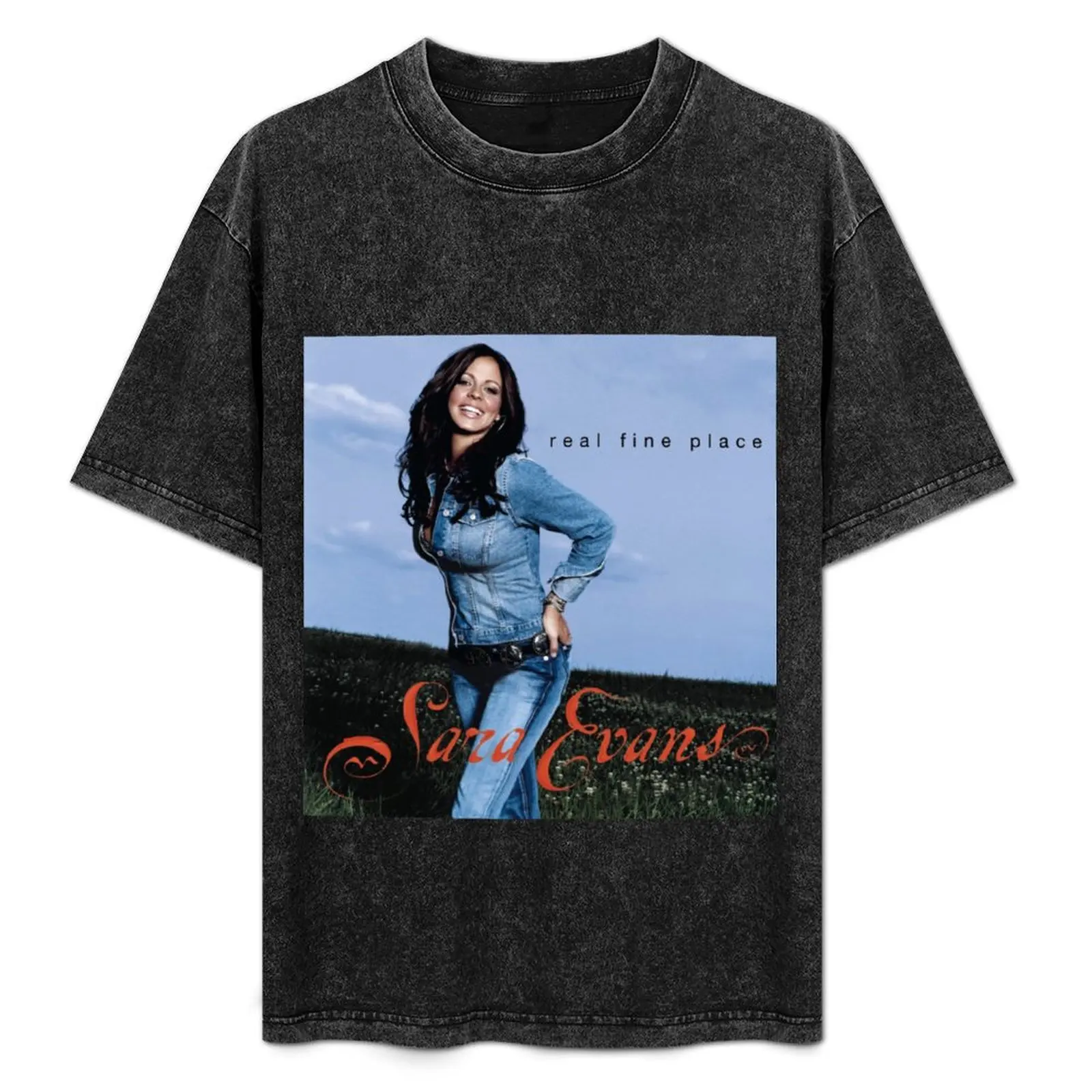 

Evans sara real fine place T-Shirt Plus Size Street Style Tee