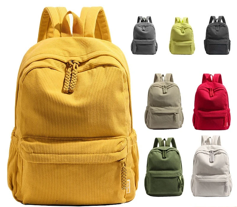 حقيبة ظهر سروال قصير سميكة للنساء، حقيبة مدرسية متينة للطلاب، حقيبة ظهر للسفر بسعة كبيرة 15 بوصة للرجال #1