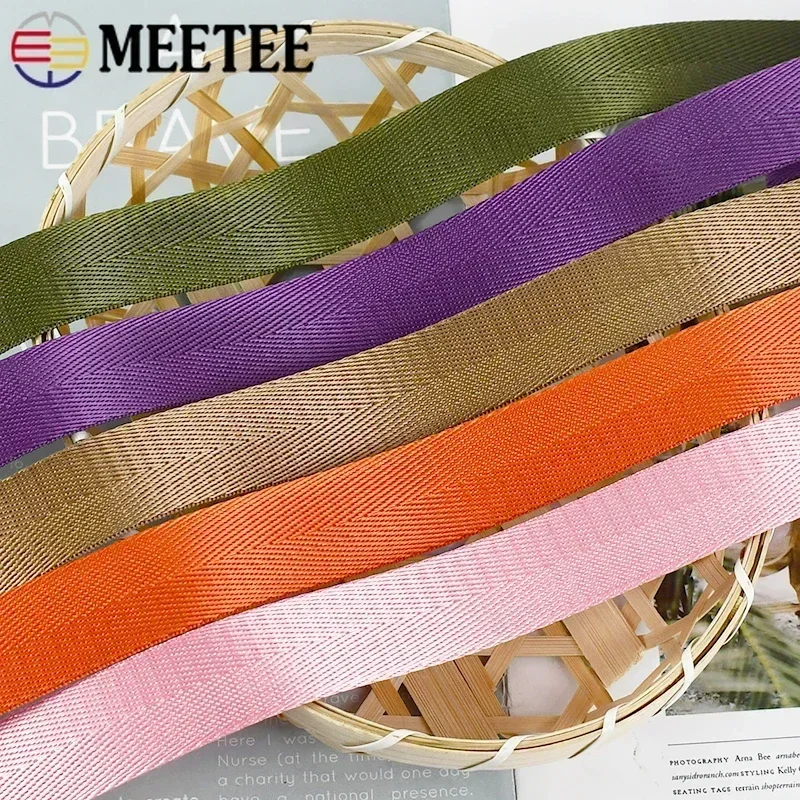 10meters meetee 1mm Nehéz felfogású 25mm Nylon Szövet Célszalag Hátiszák szíj Abroncs Pántlika Felfekvési felület Deréköv DIY Olvasottság Kötelező Ablakszövet Megvarr accessor