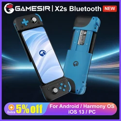 GameSir X2s Bluetooth Mobile Controller for Android iOS 13.0 PC Harmony OS and Folding Screen Support Android DS4 G-Touch 3 Mode