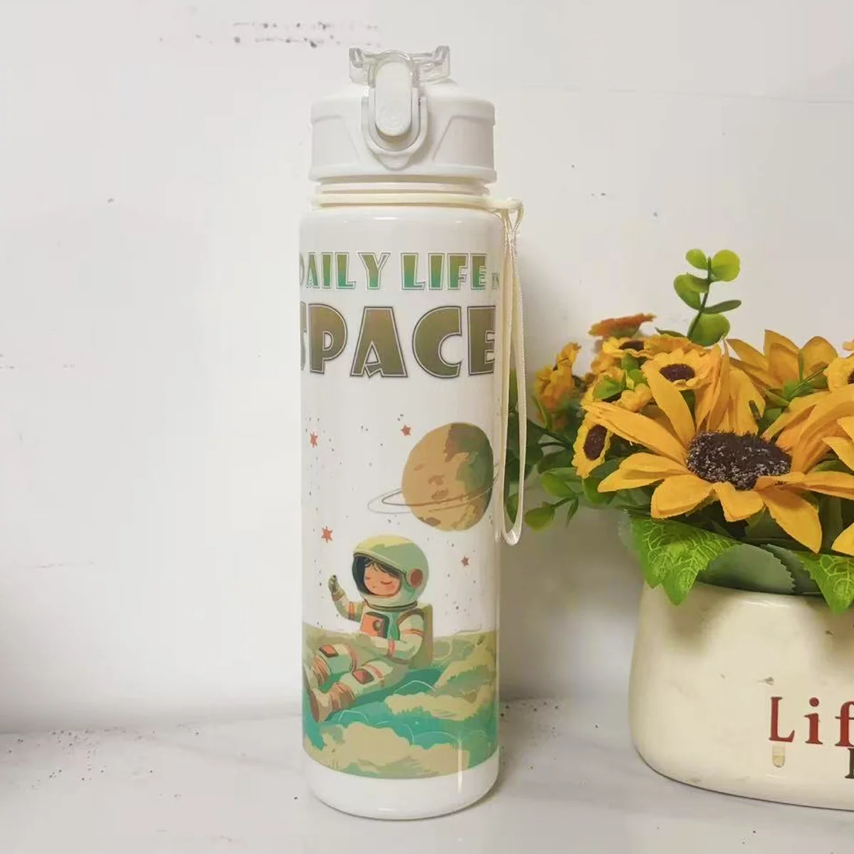 زجاجة مياه رياضية محمولة لطيفة للتخييم في الهواء الطلق مناسبة للطلاب والفتيات كهدية لأفضل صديق #4