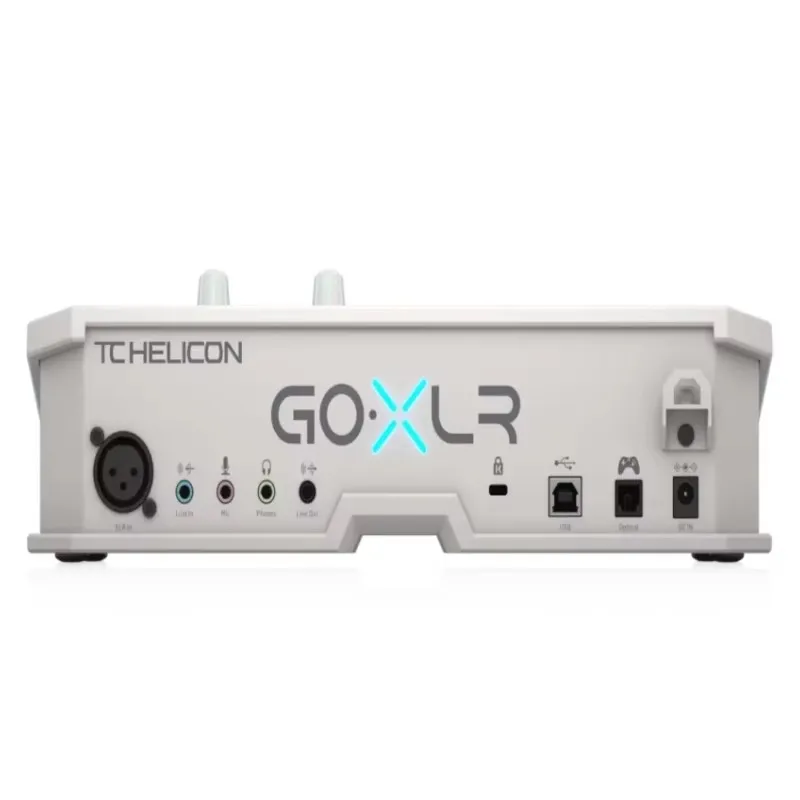 TC هيليكون GO XLR خلاط متعدد التردد منصة مذيعة ثورية عبر الإنترنت مع خلاط 4 قنوات