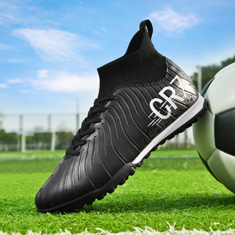 

TF Football Boots Men Society Cleats Soccer Shoes Women Fast Indoor Football Field Boots Non Slip Sneakers Training Match