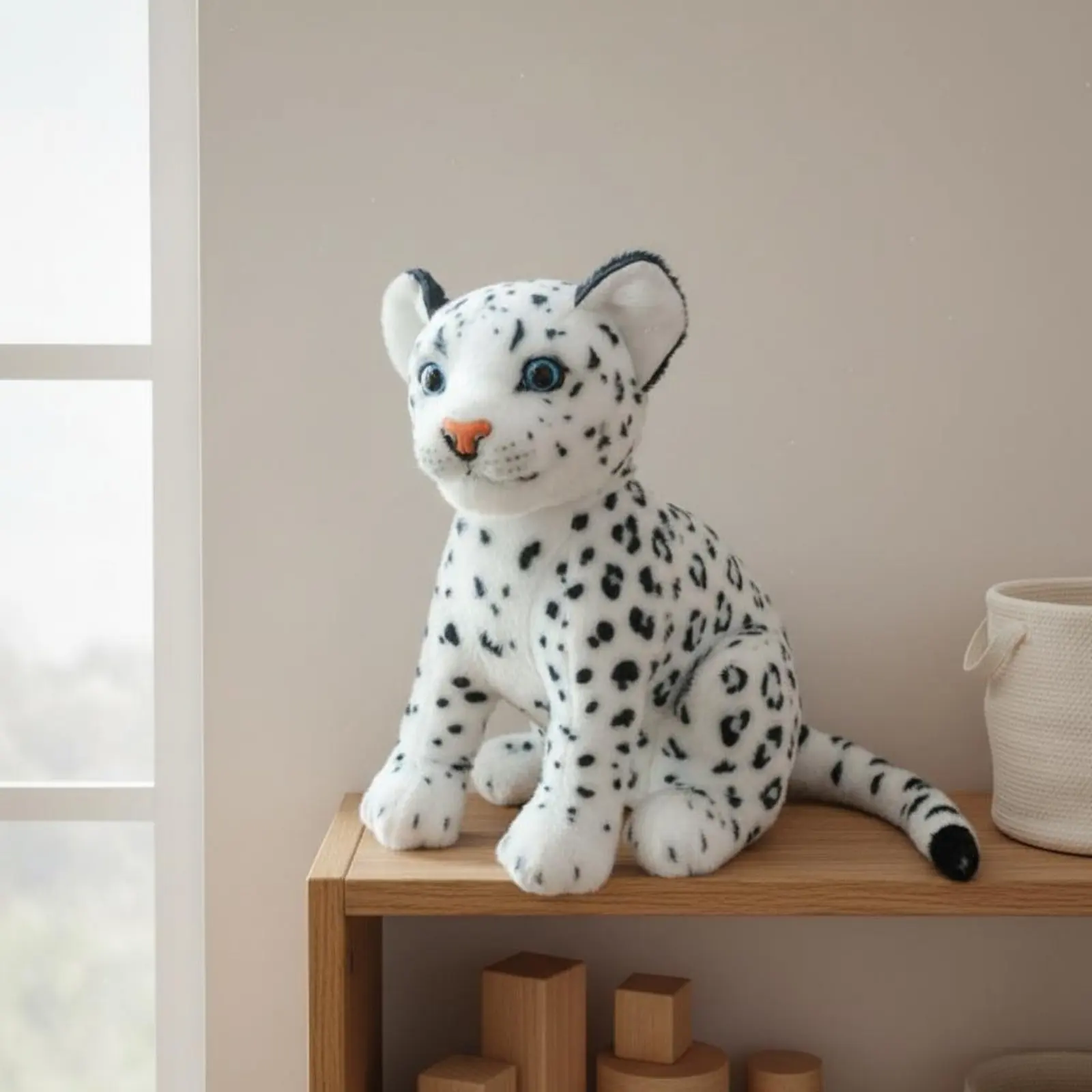 

Siberian Tiger Stuffed Birthday Gift Tiger Plushie Infant Toy Soft and Cuddly Fully Filled for Children, Bedroom, Playroom