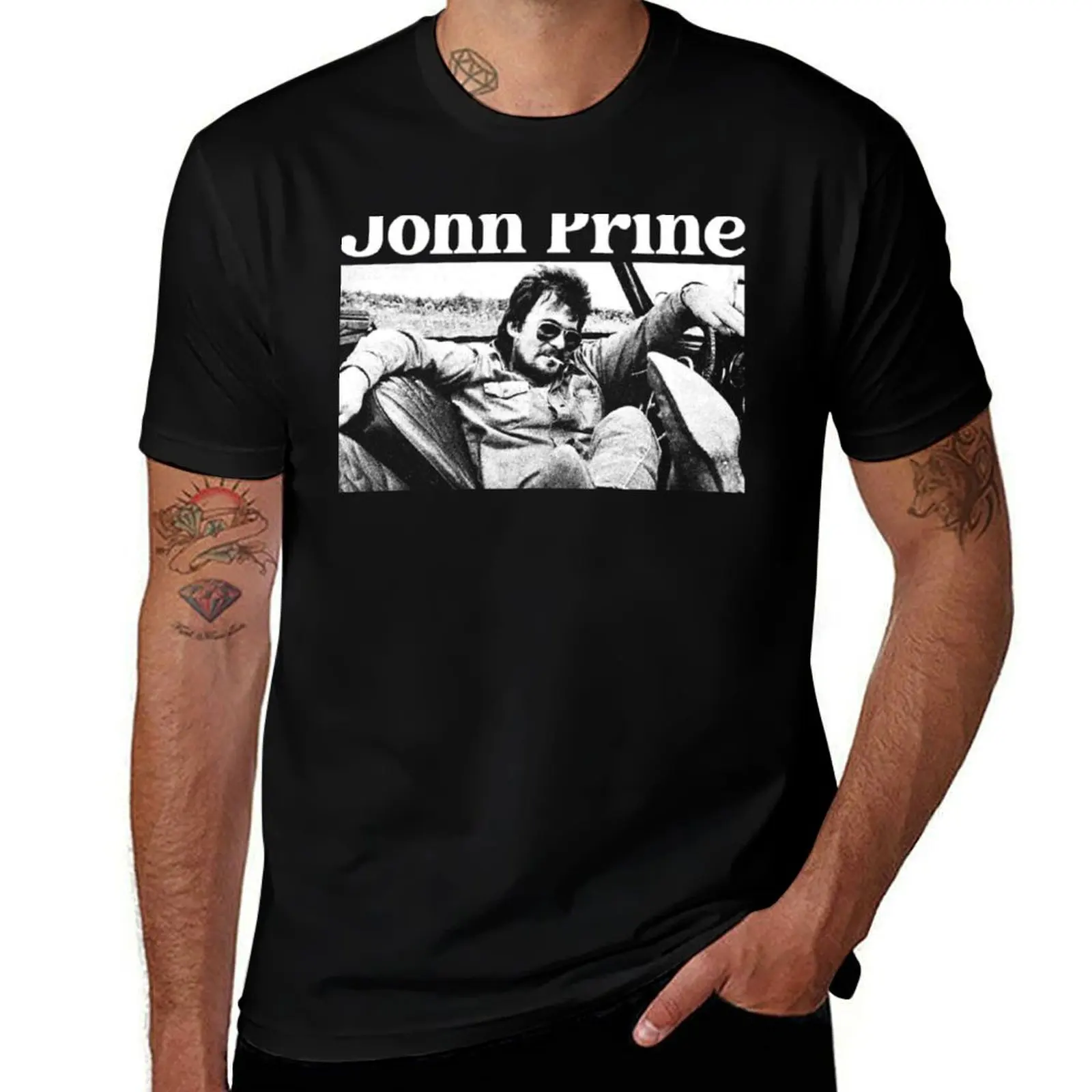 

John Prine T-Shirt man tshirt funny t shirts dark humor