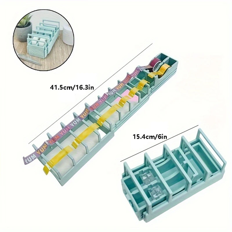 Compact & High-Quality Tape Dispenser - Perfect For Gift Wrapping & Crafts, Fits Various Tape Sizes With Easy Dispensing