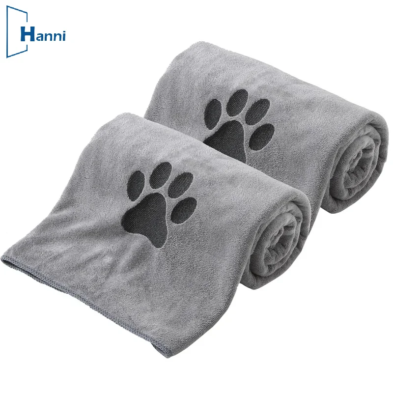 Quick Drying Pet Towel Dog And Cat Towels Water Absorbent Pet Wiping Cloth 50x100cm Perfect Dog Shower & Bath Supplies