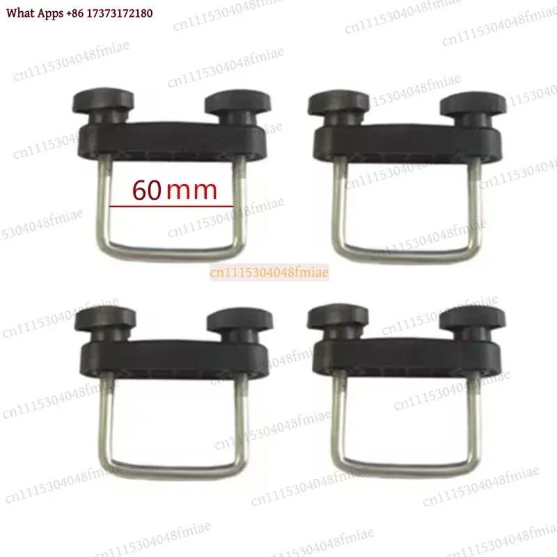 k3 4PCS Car Roof Rack Basket U-Bolt Clamps Mounting Kit Heavy Duty Cargo Carrier Crossbar Fastener Hardware Accessories