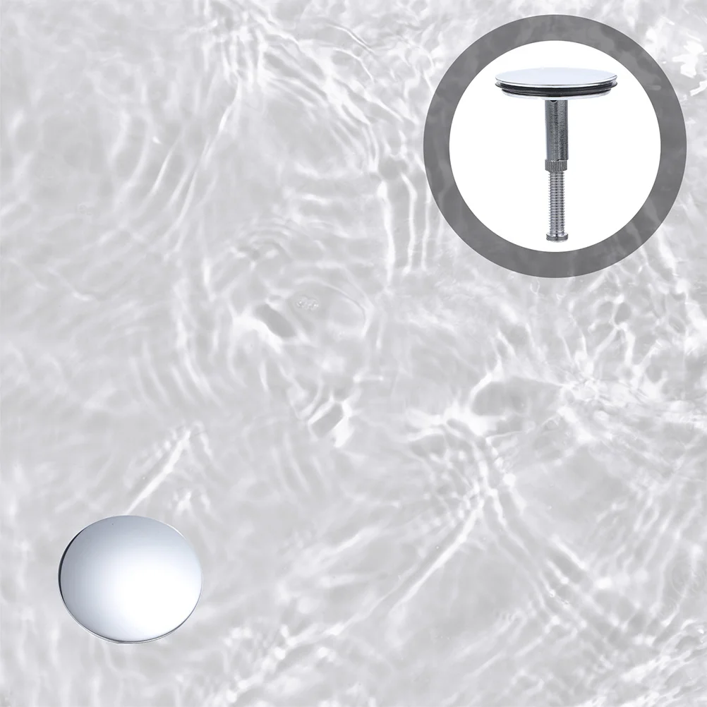 

2 шт., сливная пробка для ванны, латунная плоская уплотнительная пробка для ванны, крышка отверстия для раковины, сменная водонепроницаемая герметичная крышка