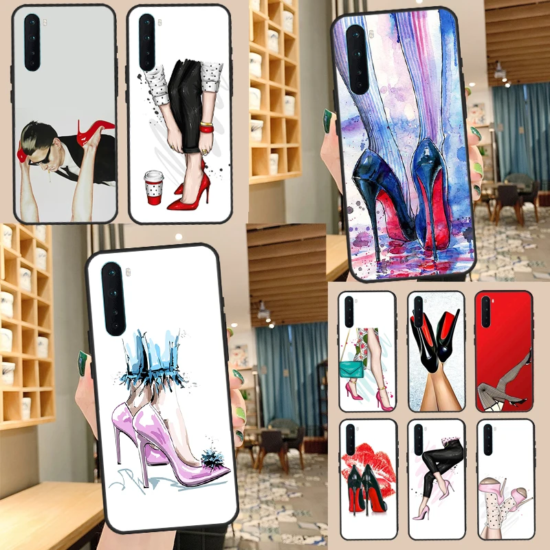 High Heels Girl Fashion Case For OnePlus 10 Pro 9 Pro 8T 10T Ace 9R 9RT OnePlus Nord 2 2T CE 2 Lite N10 N20 Cover