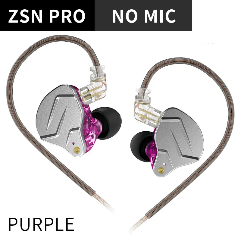 KZ ZSN PRO 1DD+1BA Hybrid Earphones
