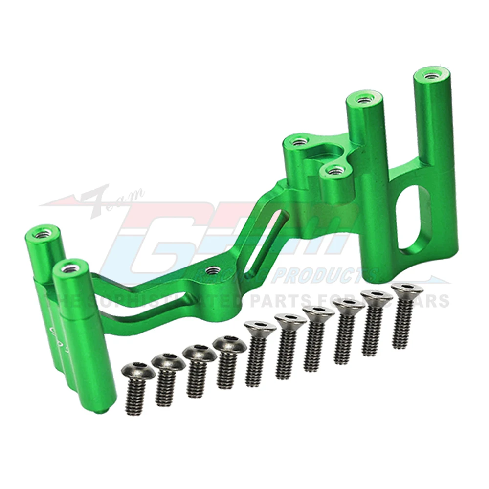 GPM Losi 1/6 Super Baja Rey 2.0, Super Rock Rey V2, pièces de mise à niveau, accessoire, métal, alliage d'aluminium, support de servo, siège de partenaires, LOS251059