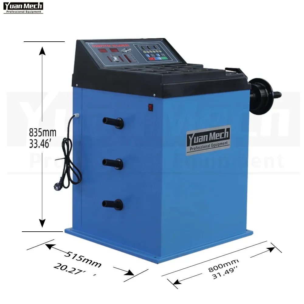 YuanMech B653 Automatic Smart Wheel Balancing Machine Customized for Motorcycle and Car Wheel Alignment Factory Price