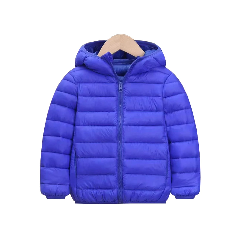 Lightweight Down Jacket Boys Girls Autumn Winter Coats Children Warm Hooded Outerwear Kids Teen Sports Casual Clothes 6-14 Years