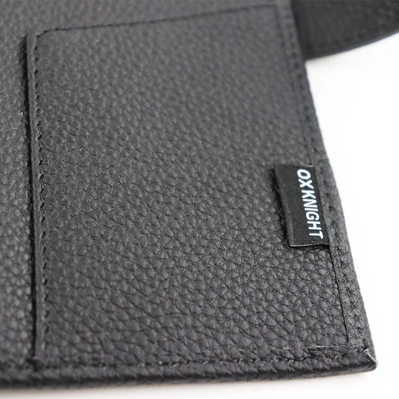 غطاء دفتر OX KNIGHT A5 من الجلد الطبيعي لمجلة منظم مذكرات السفر