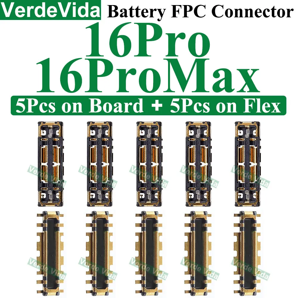 10Pcs Battery FPC Connector For iPhone 11 12 13 15 16 Pro Max 14 Plus XS XR X 16Pro 12Pro 13Pro image 2