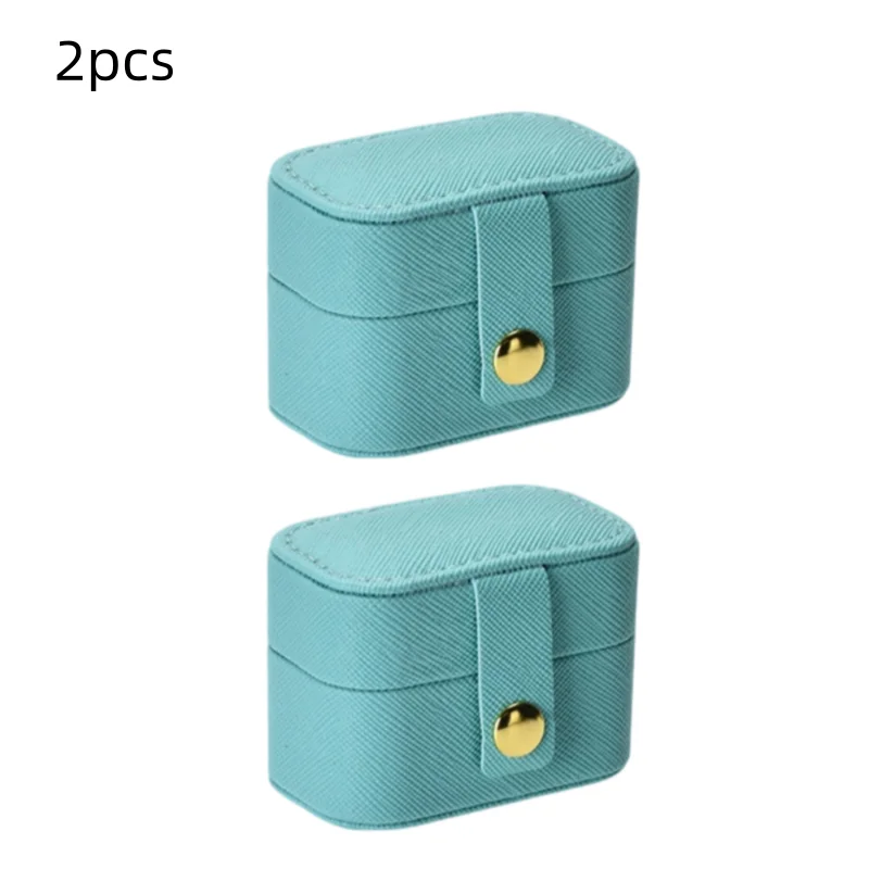 Mini Portable Jewelry Box, Ring Earring Storage Case