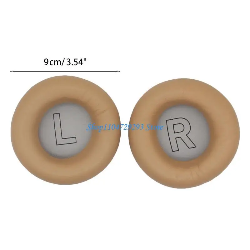 Y2gd 1 par pados para os fones ouvido Substituição couro pele ouvido Ear Pushion Sponge Earmaffs para