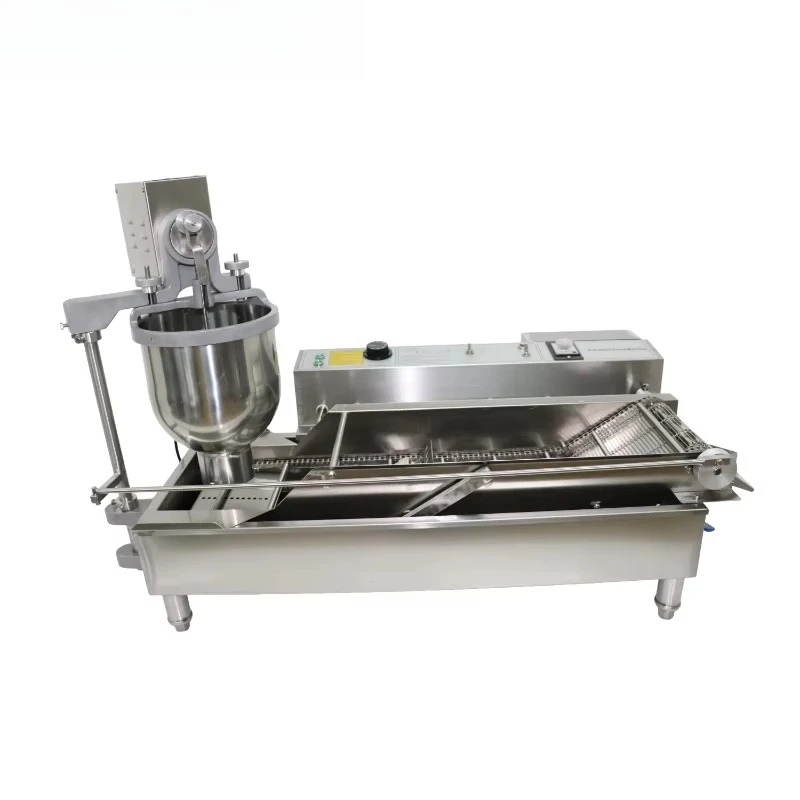 FOODLINE Bulk Supply Automatic Doughnut Machine Anti Overflow Oil Tank Stable Heating Pastry Production Equipment