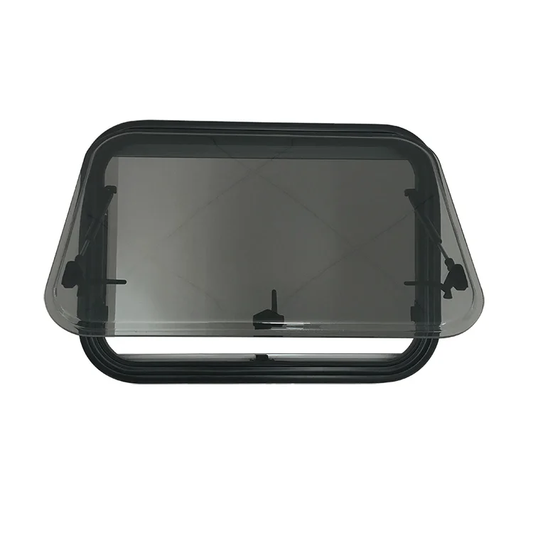 high efficiency hermetic black transparent acrylic car Window