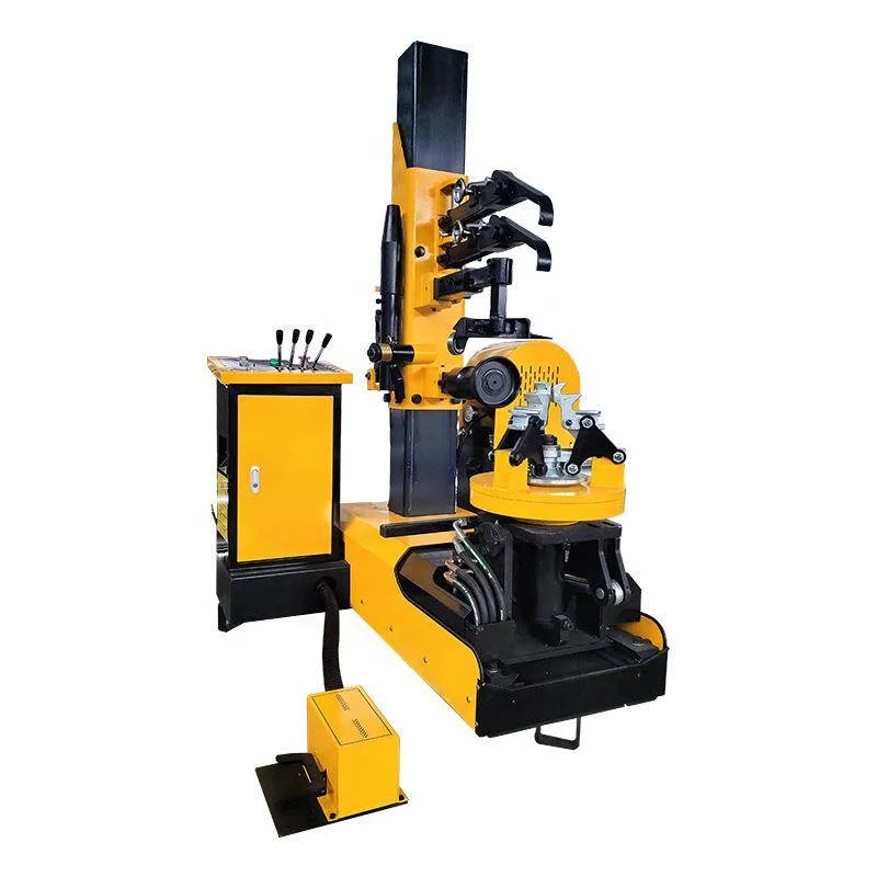 Large Fully Automatic Vertical Vacuum Tire Disassembly Machine for Construction Vehicles OLIVER Fitment Made in China
