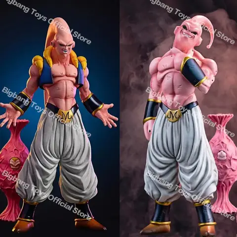 27cm 드래곤 볼 Z 액션 피규어 Majin Buu Gotenks Buu 그림 PVC 동상 컬렉션 모델 Goku VS 장난감 선물