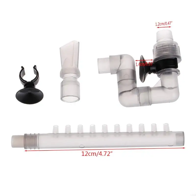 

41XB Fish Tanks Filter Tube Aquarium Outlet Outflow Tube External Canister Filters Accessories Fits for Filter with 12mm Pipe