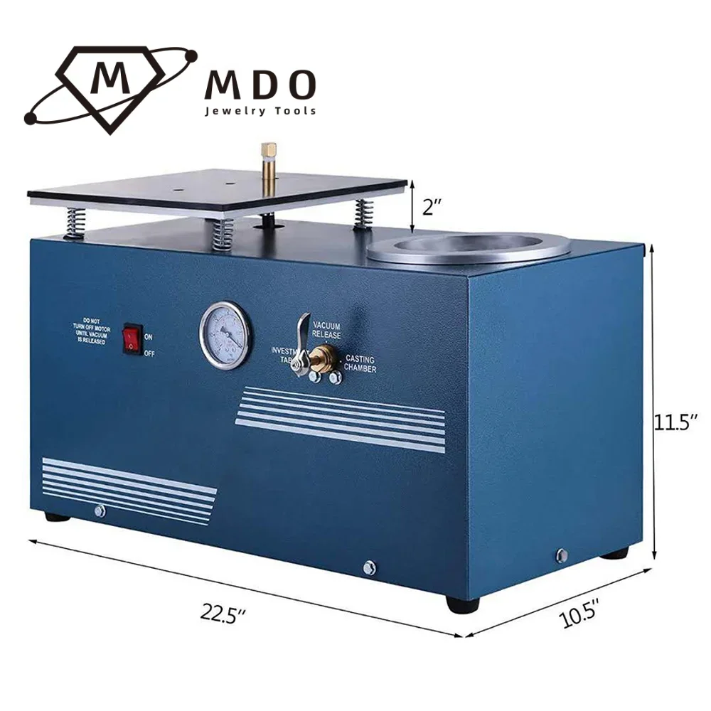 Hot Selling 2L Jewellery Vacuum Investing Casting Equipment Lost Wax Vacuum Cast Machine Mini Jewelry Vacuum Casting Machine