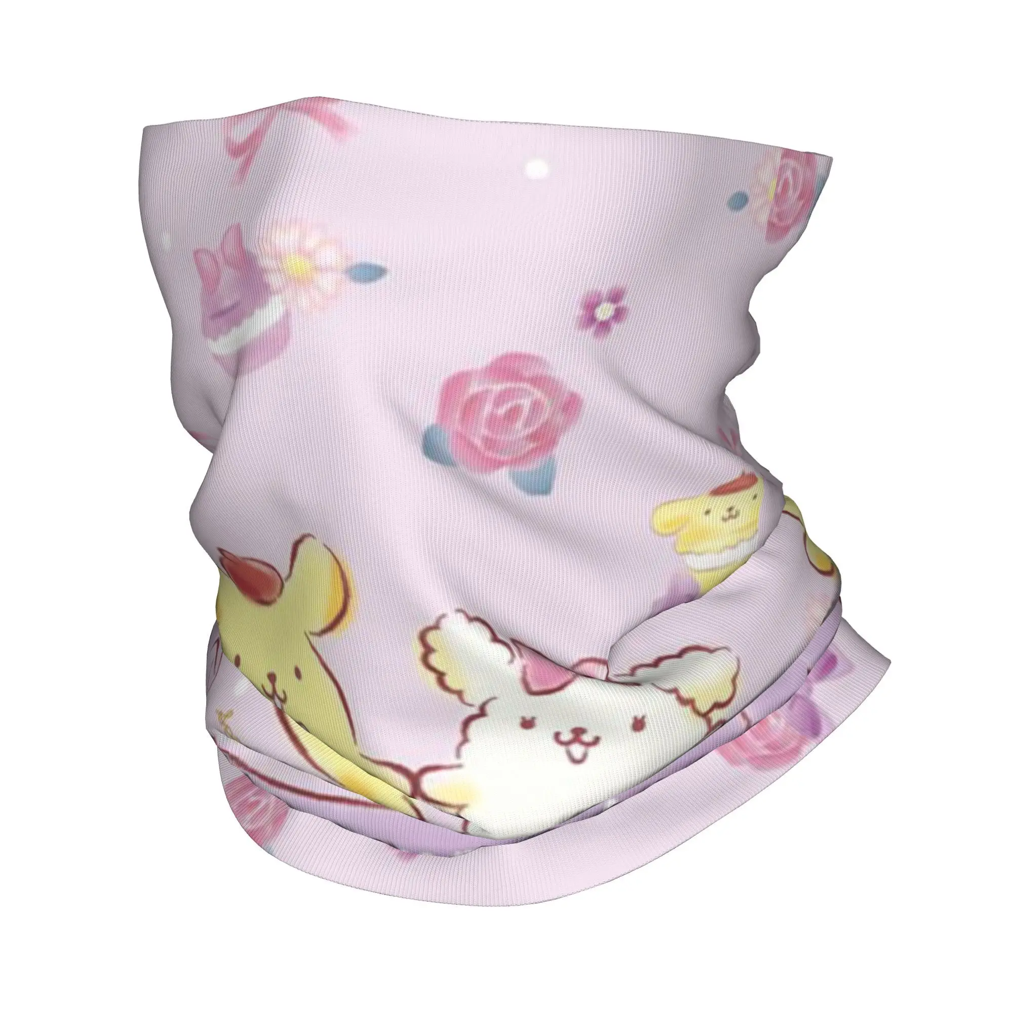 Personalizzato Cartoon Pom Pom Purin Inverno Fascia Scaldacollo Donna Uomo Sci Ciclismo Tubo Sciarpa Viso Bandana Ghetta