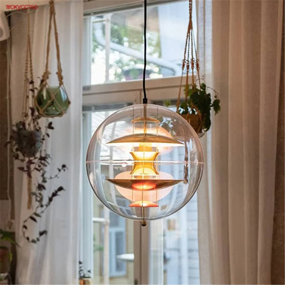 Designer Vp Globe Ball Led Chandelier Modern Home Decor Dining Table Kitchen Restaurant Shop Bar Cafe Hanging Lighting Fixtures