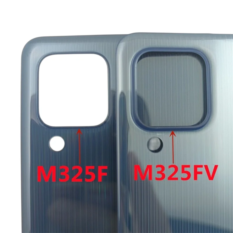 For Samsung Galaxy M32 4G M325F M325FV Battery Cover Back Rear Door Housing Case Replacement Parts With Adhesive