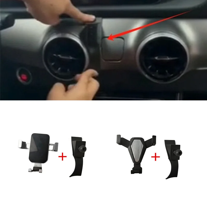 1Set ABS Material For 2021-2024 Forthing T5 EVO Special Car Phone Holder Fixed Bracket Stand Mobile