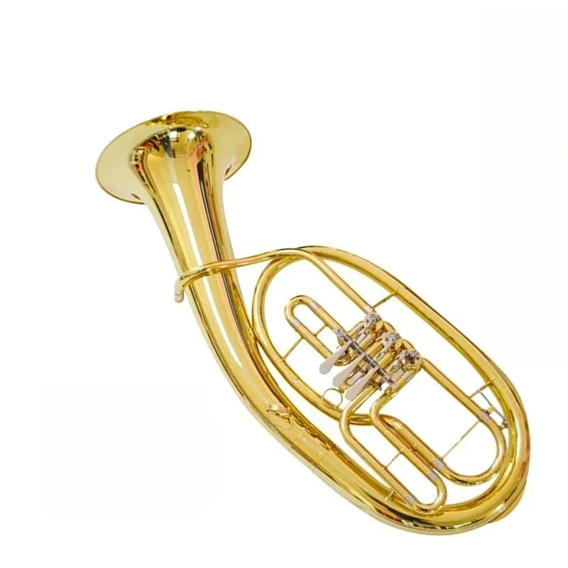 Three-flat-key tenor horn, four-flat-key upper bass horn, tuba, band performance