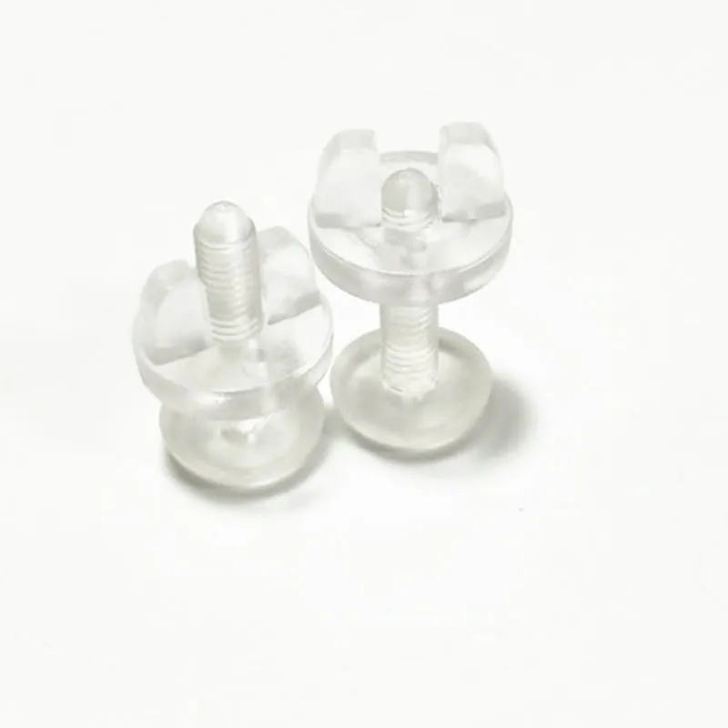 50 sets Plastic Bevestigingsmiddelen Binding Schroeven Vleugel Moer Bout Gegolfd Bouw Vitrinekast Kaart Bindmiddel Lock Clip Klinknagel