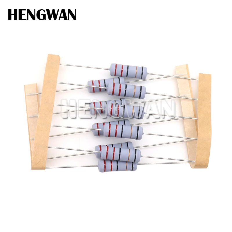 Resistencia de bobinado de alambre de 3W, 10 piezas, 5%, 0,1r, 0,1, 0,15, 0,22, 0,33, 0,47, 1, 0,5, 2,2, 10, 22, 33, 47, 51, 68, 4,7 ohm