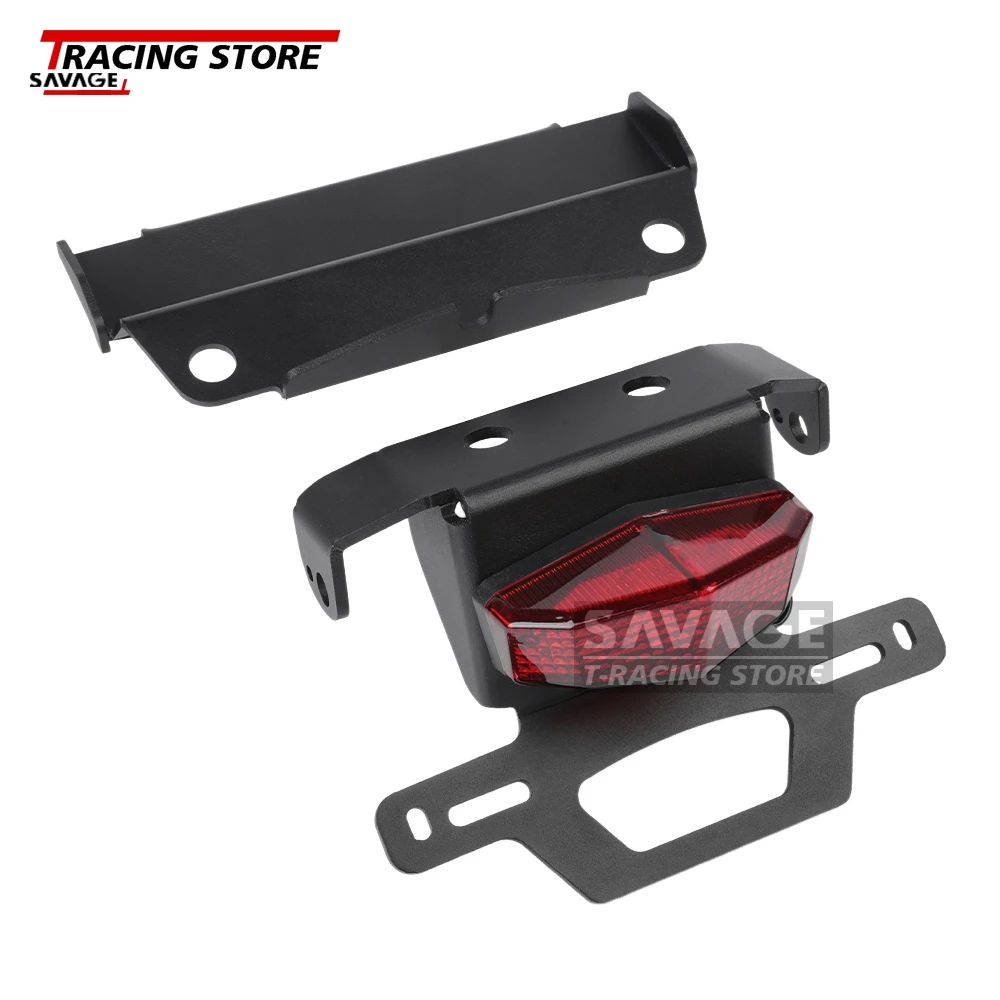 دراجة نارية لوحة ترخيص حامل مع ضوء الفرامل بدوره إشارة النهار تشغيل محول الضوء ل 990 مغامرة S R 990ADV 990S 990R