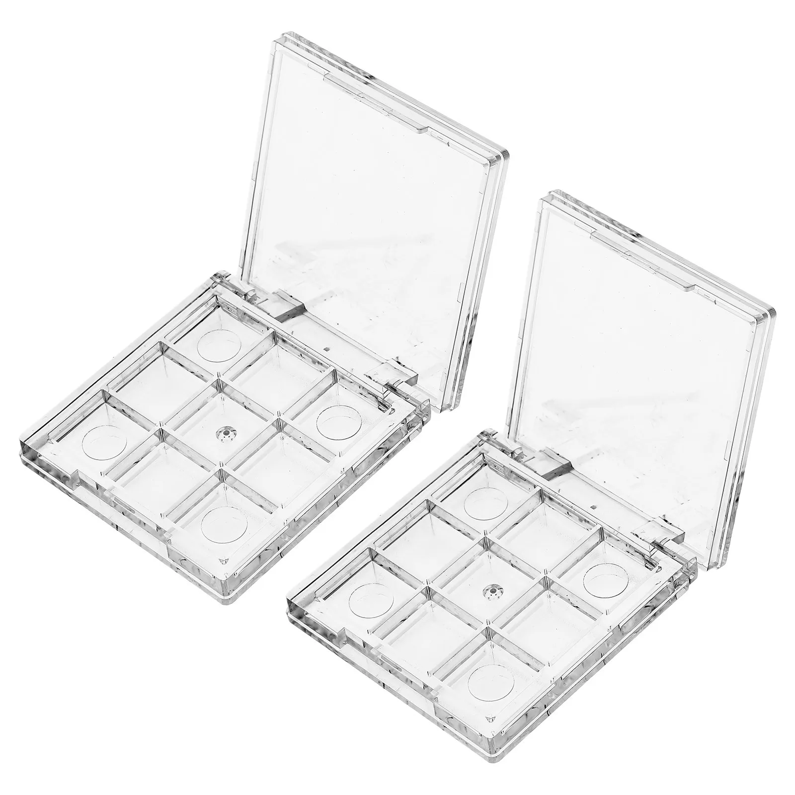 2 pçs elegante recipiente de armazenamento de jóias compacto para organizar e exibir acessórios caixa de jóias portátil caixa de jóias