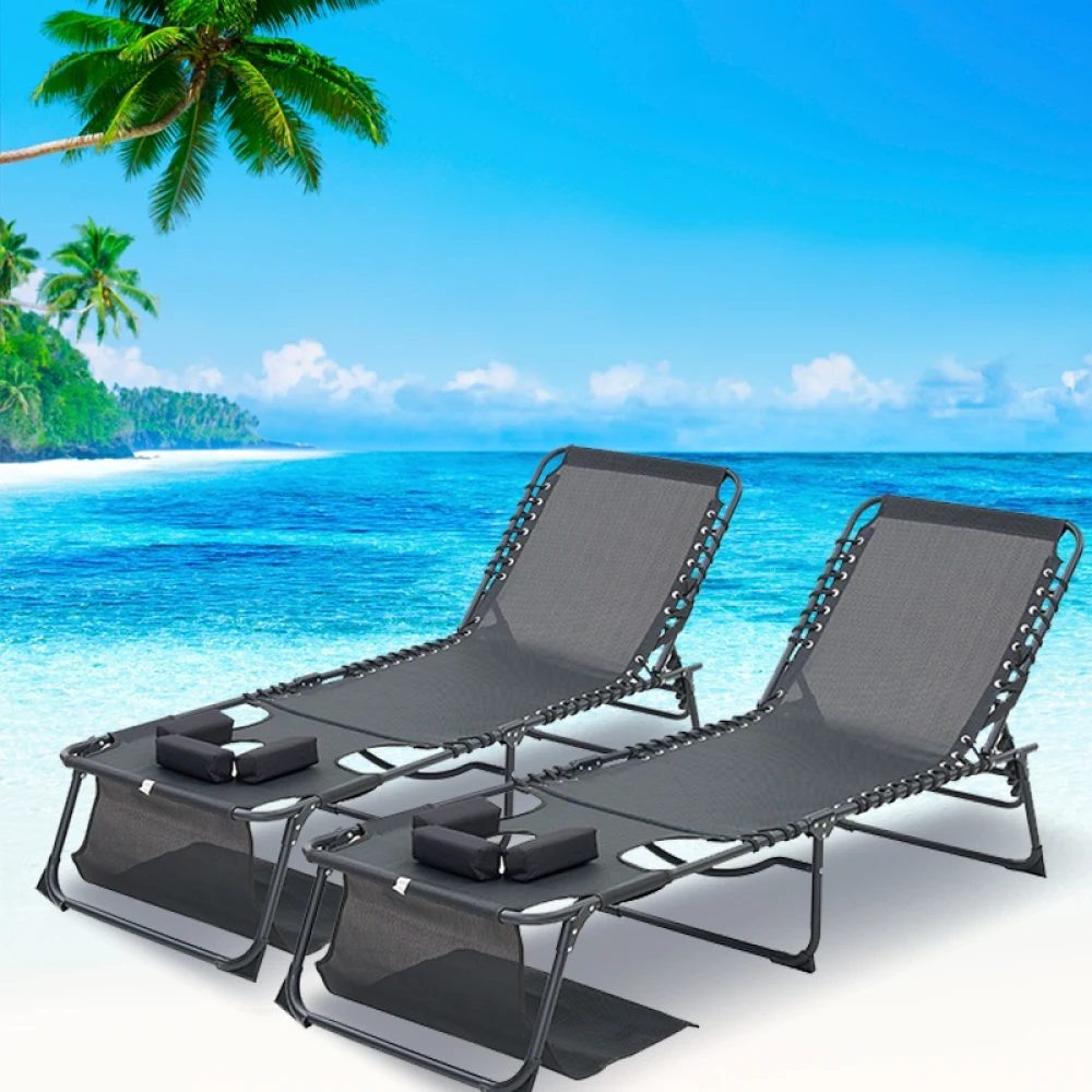 

Face Down Chaise Lounge Chair 5-Position Adjustable Sunbathing, Foldable Tanning Chair with Face& Arm Holes, Outdoor Recliner