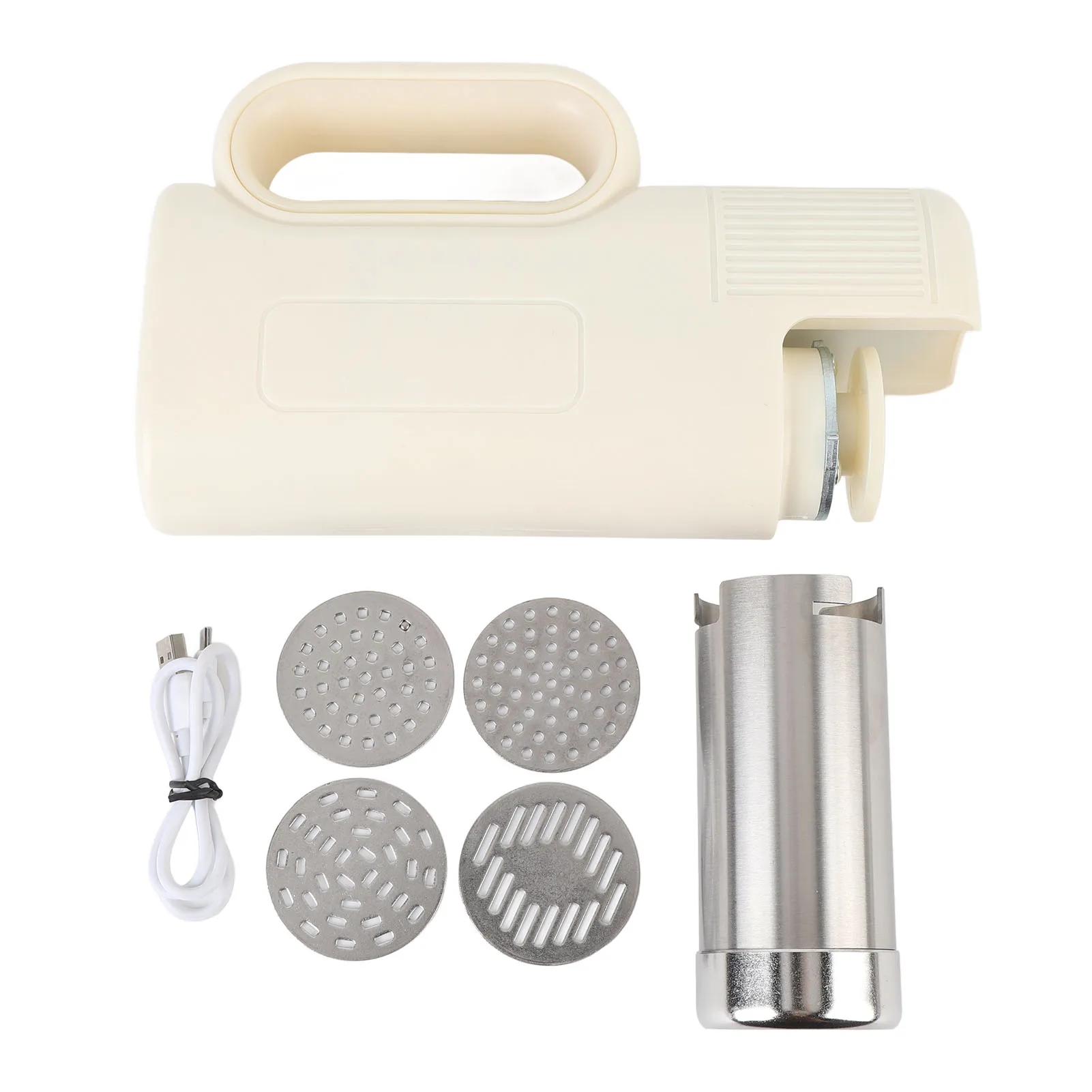 Электрическая машина для изготовления макарон, беспроводная автоматическая портативная ручная машина для изготовления лапши с 4 пластинами для лапши для домашней кухни