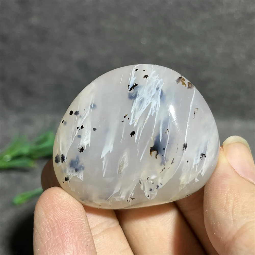 Crystal Natural Chalcedony Agate Stone Quartz Energy Polishing Beauty Gemstones Palm Jade Reiki Healing Home Decoration
