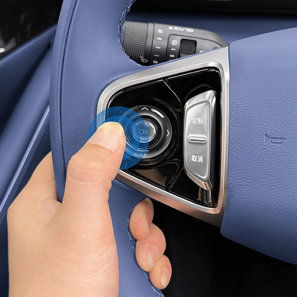 

Для Geely EX5 Galaxy E5 2024 2025 2026, кнопка рулевого колеса, защитная наклейка от капель, внутренняя наклейка, устойчивая к царапинам